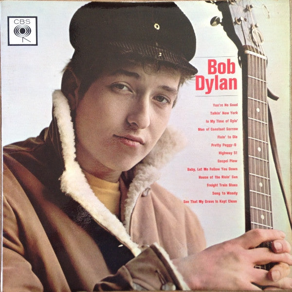 Image of Front Cover of 4745397S: LP - BOB DYLAN, Bob Dylan (CBS  Orange (33 on Label); BPG 62022, UK 1964 Reissue, Laminated Flipback Sleeve, Mono) Plays well above grade with the audio often louder than the surface noise.  VG/G