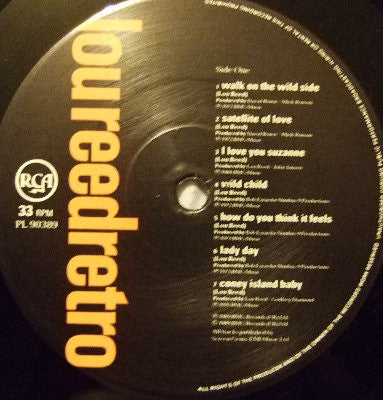 Image of Label Cover of LP - VG/VG - LOU REED, Retro (RCA; PL 90389, UK 1989, Gatefold), ,  - 3926281E