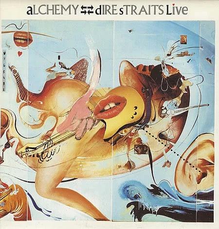 Image of Front Cover of 2xLP - VG/VG+ - DIRE STRAITS, Alchemy - Dire Straits Live (Warner Bros. Records; 1-25085, US 1984, Gatefold), Corner Crease, Stickered Sleeve,  - 4446042S