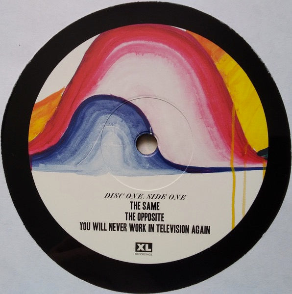 Image of Label Cover of 2xLP - EX/EX - THE SMILE, A Light For Attracting Attention (XL Recordings; XL1196LP, Europe 2022, Gatefold, 2 Inners, Black Vinyl), Opened Instore, Still In Stickered Shrinkwrap,  - 3446345S