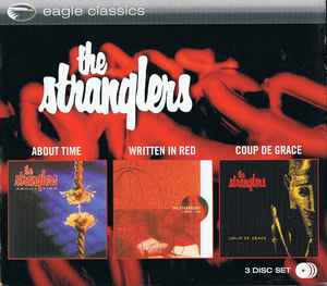 Image of Front Cover of 3xCD - VG+/VG+ - THE STRANGLERS, About Time - Written In Red - Coup De Grace (Eagle Records; EDGCD530, UK 2014 Reissue, Card Slipcase with Jewel Case inside), Signed,  - 3916028C
