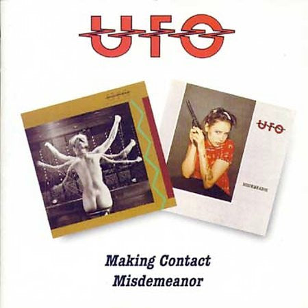 Image of Front Cover of 4414416C: 2xCD - UFO, Making Contact / Misdemeanor (BGO Records; BGOCD319, UK 1996)   VG+/VG+