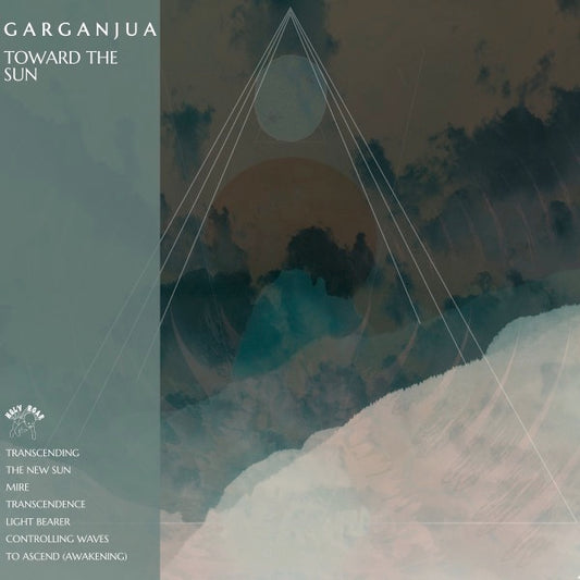 Image of Front Cover of 1723300E: LP - GARGANJUA, Toward The Sun (Holy Roar Records; HRR327V, UK 2020, Insert, Wraparound Title Strip, Seafoam Green Vinyl)   VG+/VG+