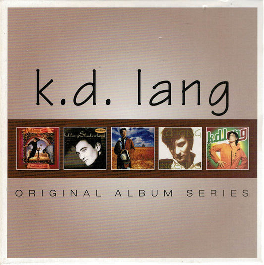 Image of Front Cover of 1853007S: 5xCD - K.D. LANG, Original Album Series (Rhino Records; 8122796503, Europe 2013)   G+/VG