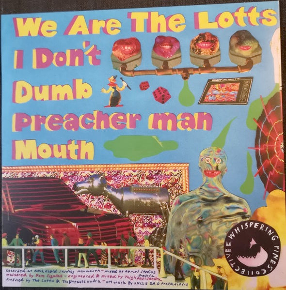 Image of Back Cover of 1823034E: 12" EP - THE LOTTS, We Are The Lotts (Whispering Pines Collective; none, UK & Europe 2020) Small Top Seam Split  VG+/VG+