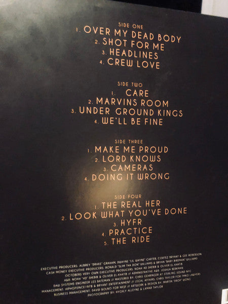 Image of Back Cover of 2xLP - NEW/NEW - DRAKE, Take Care (Young Money Entertainment; 2786796, Europe 2021 Reissue, Gatefold), ,  - 3136076E