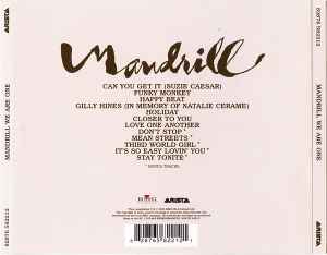 Image of Back Cover of CD - VG+/VG+ - MANDRILL, We Are One (BMG UK & Ireland; 82876 582212, UK 2004 Reissue, Jewel Case), , Five bonus tracks taken from the 1978 album "New Worlds". - 316452C
