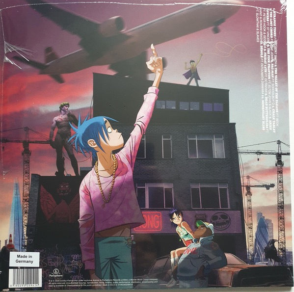 Image of Back Cover of LP - NEW/NEW - GORILLAZ, Song Machine Season One (Parlophone; 0190295209414, Europe 2020, Inner), ,  - 5015050C