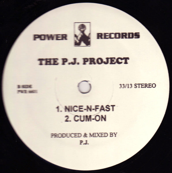 Image of Back Cover of 1923216E: 12" - THE P.J. PROJECT, Weak (Power Records; PWR 6601, US 1993, Plain Sleeve) Light hairline/marks only.  /VG