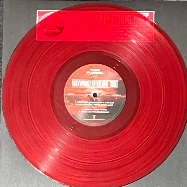 Image of Back Cover of 1913465C: 12" - VARIOUS, Waxworkz EP Volume Three (Time Tunnel Recordings; TUNNEL018, UK 2022, Red Vinyl)   NEW/NEW