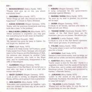 Image of Back Cover of 2xCD - VG+/VG+ - RAIL BAND, 3 Dioba (Stern's Africa; STCD 3043-44, UK 2009, Card Slipcase with Jewel Case inside), ,  - 2336073E