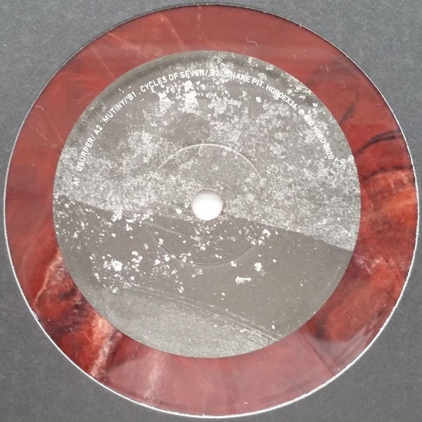 Image of Back Cover of 4144400S: 12" - SAM KDC, A Mutiny In Monochrome (Horo; HOROEX36, UK 2020, Insert, Red Marbled Vinyl) blood red marbled vinyl  /VG+