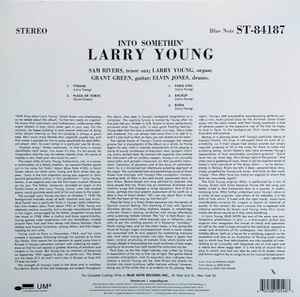 Image of Back Cover of LP - VG+/EX - LARRY YOUNG, Into Somethin' (Blue Note; 0852548, Worldwide 2020 Reissue, 180 Gram Vinyl), ,  - 3626067E