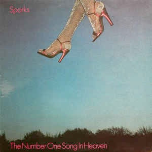 Image of Front Cover of 12" - VG/G+ - SPARKS, Number One Song In Heaven (Virgin; VS24412, UK 1979, Picture Sleeve, Blue Vinyl), Hairlines. ,  - 2716379C