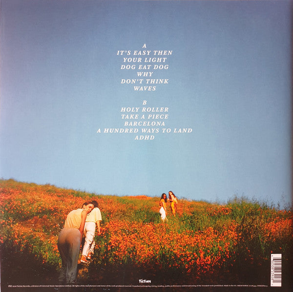 Image of Back Cover of LP - EX/VG+ - THE BIG MOON, Walking Like We Do (Fiction Records  ; SHREDS012, UK 2020, Gatefold, Inner, Black Vinyl), Paper scuffs from inner. Opened instore, still in shrinkwrap.,  - 1226371E