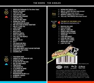 Image of Back Cover of 3xCD - VG+/VG+ - THE DOORS, The Singles (Elektra Records; 081227934675, Europe 2017, Digipak, Stereo), ,  - 4336090E