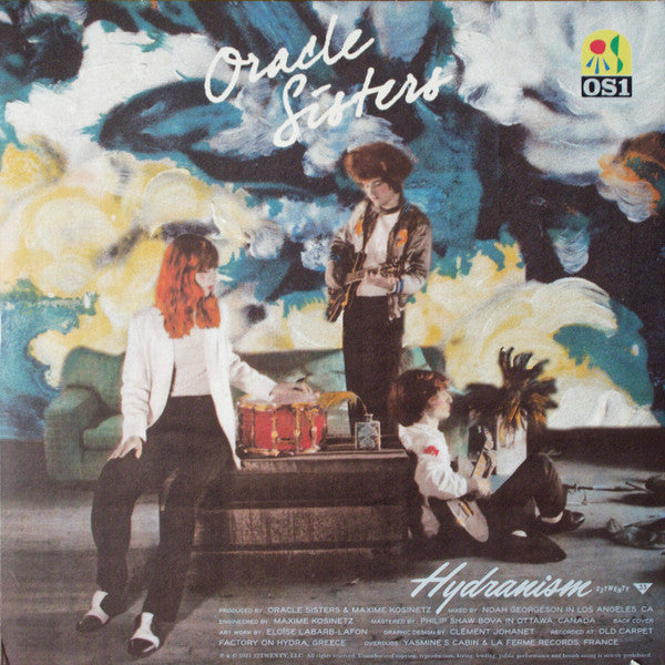 Image of Back Cover of LP - EX/EX - ORACLE SISTERS, Hydranism (22TWENTY ; 33, US 2023, Die Cut Sleeve, Inner, Cream Vinyl), Opened Instore, Still In Stickered Shrinkwrap,  - 3946395S