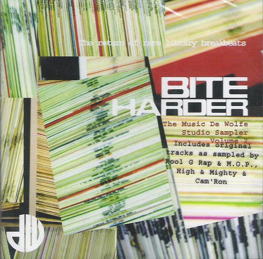 Image of Front Cover of 4934009E: CD - VARIOUS, Bite Harder - The Music De Wolfe Studio Sampler Volume 2 (De Wolfe Music; DWCR 001, UK 2007, Jewel Case)   VG+/VG+