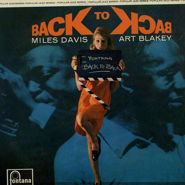 Image of Front Cover of LP - VG/VG - MILES DAVIS & ART BLAKEY, Back To Back (Fontana; FJL135, UK 1966, Mono), ,  - 4326151E