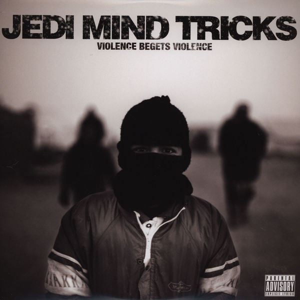 Image of Front Cover of 2xLP - VG/EX - JEDI MIND TRICKS, Violence Begets Violence (Enemy Soil; ES-LP-1103, US 2011), Opened instore, vinyl unplayed, shrinkwrap damaged so removed, corner creases top & bottom of opening edge,  - 3246124S
