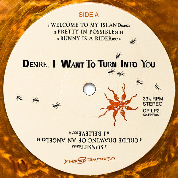 Image of Label Cover of 4934124E: LP - CAROLINE POLACHEK, Desire, I Want To Turn Into You (Perpetual Novice; PNR05, Europe 2023, Inner, Poster, Metallic Copper Vinyl)   NEW/NEW