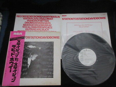 Image of Label Cover of 2213273C: LP - DAVID BOWIE, Station To Station (RCA; RVP6027, Japan 1976, Insert) Strong VG. NO OBI. Bottom seam split plus tape damage.  VG/VG