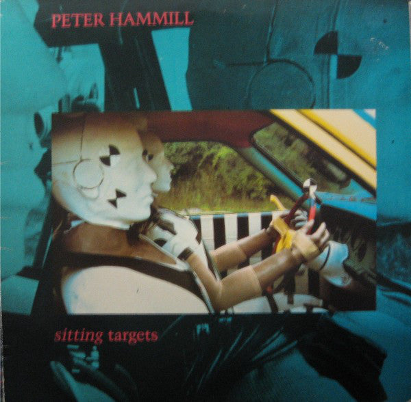 Image of Front Cover of 1224253E: LP - PETER HAMMILL, Sitting Targets (Virgin; V 2205, UK 1981, Insert) Strong VG, Edge and Ring Wear, Sticker Damage To Sleeve  G+/VG