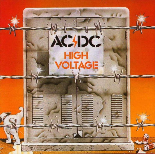 Image of Front Cover of LP - VG/VG - AC/DC, High Voltage (Albert Productions; APLP.009, Australia 1977 Reissue, Blue And Yellow Labels Without Kangaroo), A few light hairlines. Mild edgewear and ringwear. ,  - 3126120E