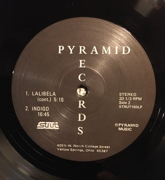 Image of Label Cover of LP - VG+/VG+ - THE PYRAMIDS, Lalibela (Strut; STRUT160LP, Europe 2022 Reissue), ,  - 4116207C