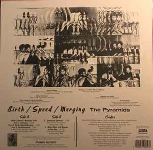 Image of Back Cover of LP - VG+/VG - THE PYRAMIDS, Birth / Speed / Merging (Strut; STRUT162LP, Europe 2022 Reissue), Just a couple of light marks.,  - 4116208C