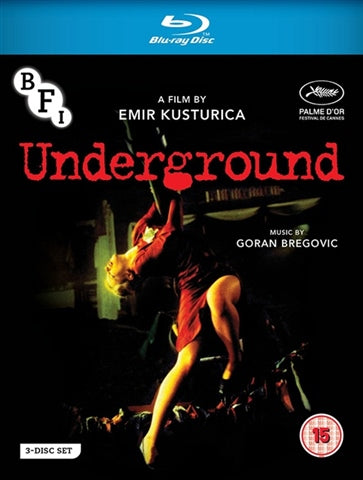 Image of Front Cover of Blu-Ray - VG+/VG+ - EMIR KUSTURICA, Underground (BFI; BFIB1227, UK 2016 Reissue, Booklet, With DVDx2), ,  - 3516292C