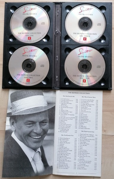 Image of Back Cover of 0316034C: 4xCD - FRANK SINATRA, The Reprise Collection (Reprise Records ; 9 26340-2, US 1990, Insert)   VG+/VG+