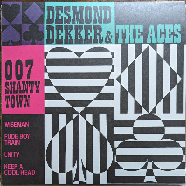 Image of Front Cover of 2333138E: LP - DESMOND DEKKER & THE ACES, 007 Shanty Town (Music On Vinyl; MOVLP2347, UK & Europe 2023 Reissue, Numbered Limited Edition of 750, Magenta Vinyl, 180gr Audiophile vinyl)   NEW/NEW