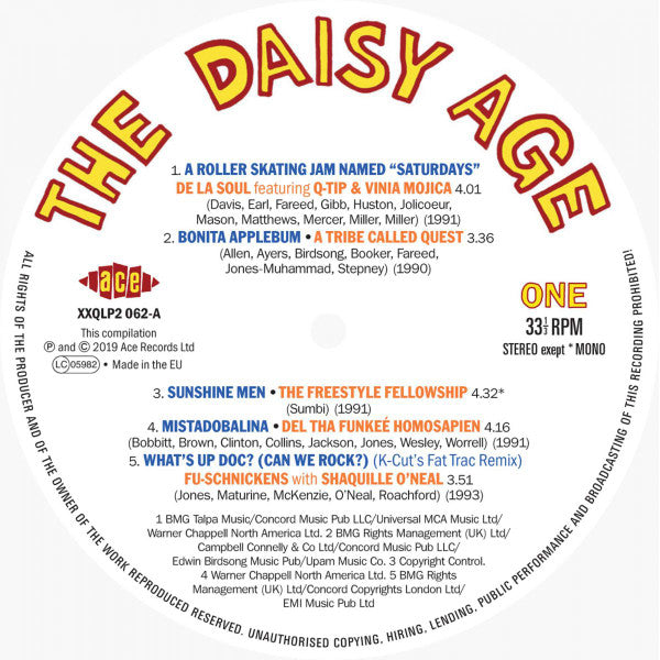 Image of Label Cover of 2544053S: 2xLP - VARIOUS, The Daisy Age (Ace; XXQLP2062C, UK 2019, Gatefold, Yellow Marbled Vinyl)   VG+/VG+