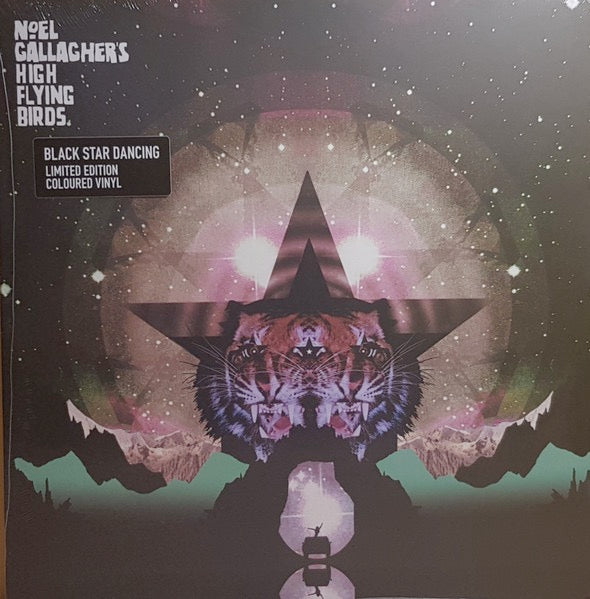 Image of Front Cover of 12" EP - VG+/EX - NOEL GALLAGHER'S HIGH FLYING BIRDS, Black Star Dancing (Sour Mash; JDNC46TC, UK 2019, Picture Sleeve, Black Inner, Pink Vinyl), Still in hype stickered shinkwrap.,  - 3416391C