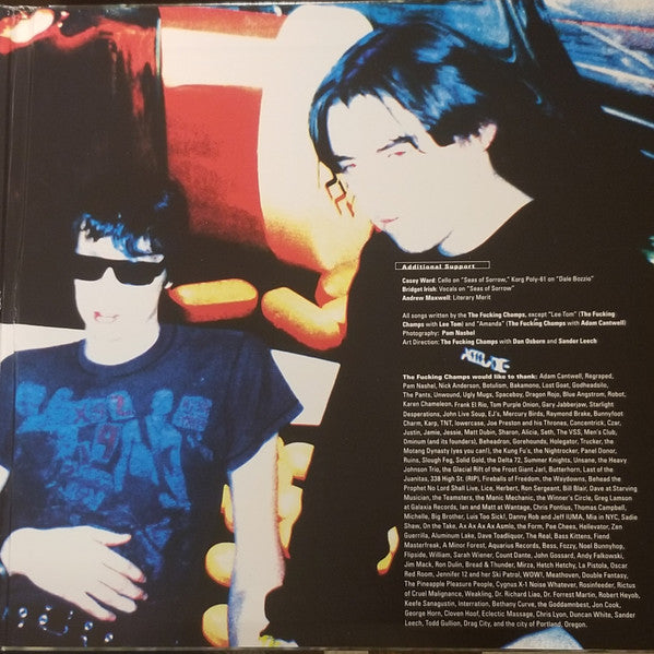 Image of Back Cover of 2353217S: LP - THE FUCKING CHAMPS, III (Drag City Inc.; DC858, US 2023 Reissue, Gatefold, Insert)   NEW/NEW