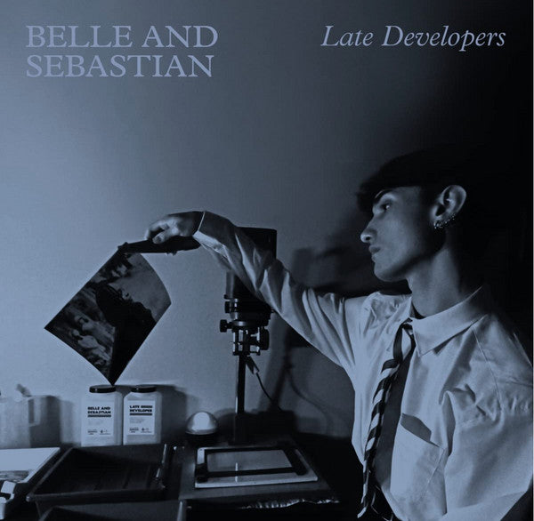 Image of Front Cover of 3444010S: LP - BELLE AND SEBASTIAN, Late Developers (Matador; OLE1896LPE2, UK 2023, Gatefold, Booklet, Clear Vinyl, Ltd to 500) Opened Instore  VG+/VG+