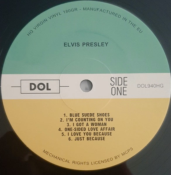 Image of Label Cover of 4854182S: LP - ELVIS PRESLEY, Elvis Presley (DOL; DOL940HG, Europe 2017 Reissue, Gatefold, 180 Gram Vinyl)   NEW/NEW