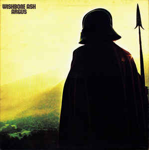Image of Front Cover of 4925382E: LP - WISHBONE ASH, Argus (MCA Black Rainbow; MCG3510, UK 1974 Reissue, Gatefold) Light sticker wear to front cover.   VG/VG+