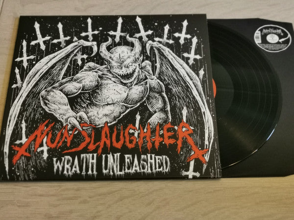 Image of Front Cover of 2453407S: LP - NUNSLAUGHTER, Wrath Unleashed (Hells Headbangers; 2019 / HELLS LP 199, US 2020)   NEW/NEW