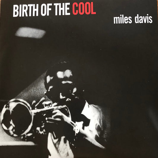 Image of Front Cover of 4814236C: LP - MILES DAVIS, Birth Of The Cool (Dol; DOL801HB, Europe 2016 Reissue, White Vinyl) Start of split on top seam.  VG+/EX