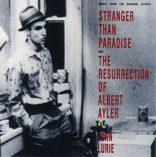 Image of Front Cover of 4844136S: LP - JOHN LURIE, Stranger Than Paradise And The Resurrection Of Albert Ayler (Music From The Original Scores) (Enigma Records; SJ-73213, US 1985, Insert)   VG+/VG+