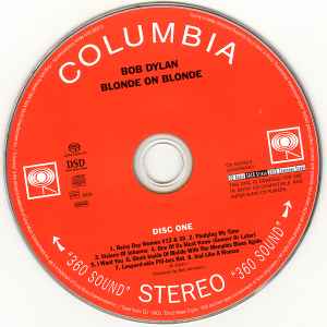 Image of Label Cover of 2xCDs - M/M - BOB DYLAN, Blonde On Blonde (Columbia ; 512352 6, Europe 2003 Reissue, Double Digipak, Remastered), ,  - 3936208E