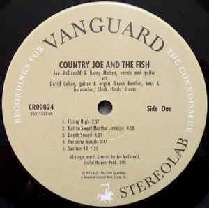 Image of Label Cover of LP - VG+/VG+ - COUNTRY JOE & THE FISH, Electric Music For The Mind And Body (Craft Recordings; CR00024, US 2018 Reissue, Pasteback Sleeve, 180 Gram Vinyl), ,  - 3546214S