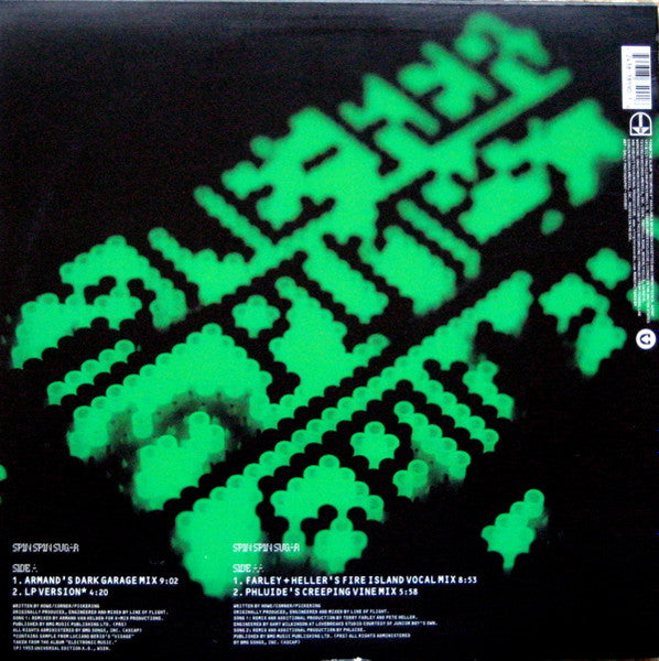 Image of Back Cover of 12" - VG+/VG+ - SNEAKER PIMPS, Spin Spin Sugar (Clean Up Records; Y-38590, US 1996, Picture Sleeve), ,  - 2246228S