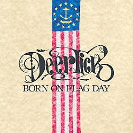 Image of Front Cover of 2423230E: LP - DEER TICK, Born On A Flag Day (Partizan; PTSN 005LP, US 2009, Gatefold, Inner) Strong VG+  VG+/VG+