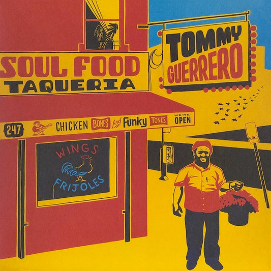 Image of Front Cover of 2xLP - NEW/NEW - TOMMY GUERRERO, Soul Food Taqueria (Be With Records; BEWITH026LP, UK 2023 Reissue), ,  - 2116275C
