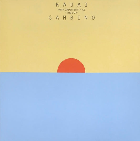 Image of Front Cover of 3944249S: LP - GAMBINO WITH JADEN "THE BOY" SMITH, Kauai (mcDJ Records; CG001LP, Worldwide 2022 Reissue, Inner & Insert, Light Blue Vinyl) Light marks on sleeve. Clean disc.  VG+/VG+