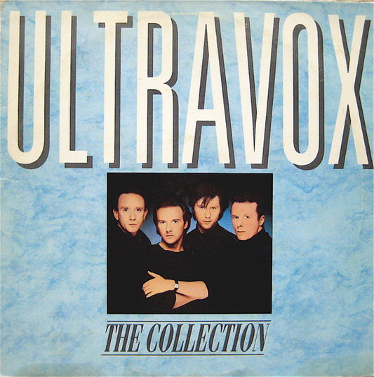 Image of Front Cover of 3714329C: 2xLP - ULTRAVOX, The Collection (Chrysalis; UTVD1, UK 1984, Bonus Album Of Remixes)   VG+/VG+