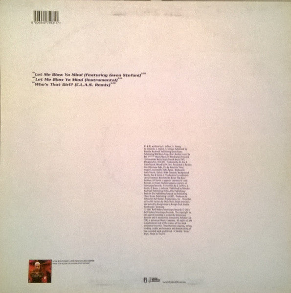 Image of Back Cover of 12" - VG/VG - EVE (2) FEATURING GWEN STEFANI, Let Me Blow Ya Mind (Interscope Records ; 4975931, UK 2001, Picture Sleeve), ,  - 3716162C
